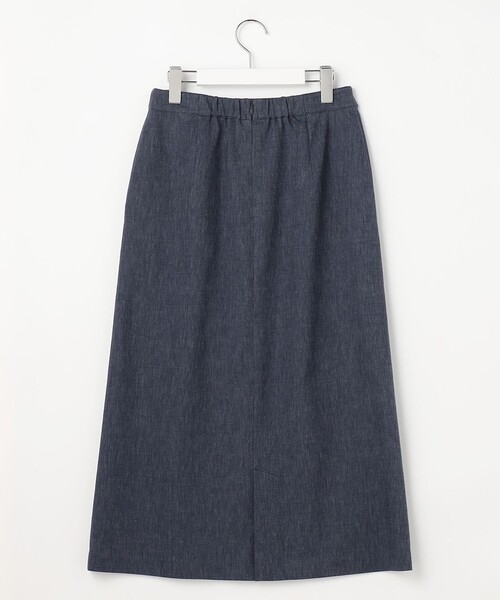 J.PRESS Ladies(J.プレス レディス)の「【セット着用可】リネンバイオシャンブレー Aライン スカート(スカート・レディース・ネイビー系/ブラウン系/ベージュ系・XS/S)」の13枚目の写真