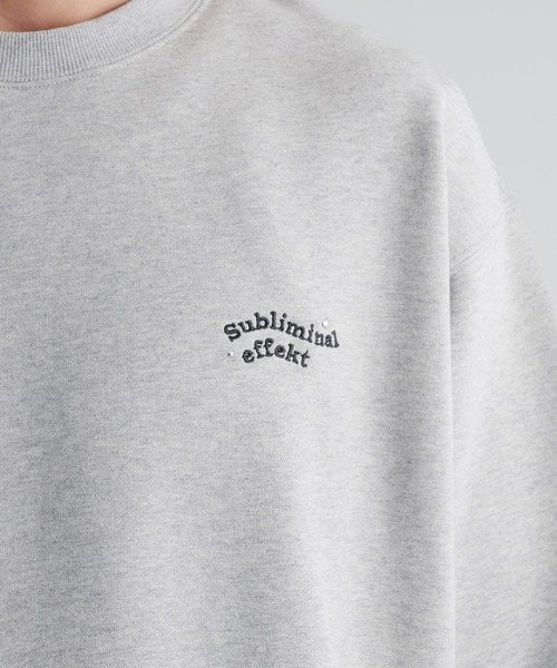 Adoon plain（アドーンプレーン）の「スタッズウェーブロゴスウェット（スウェット・メンズ・杢グレー/ブラック/ブラウン・LARGE/MEDIUM）」の13枚目の写真