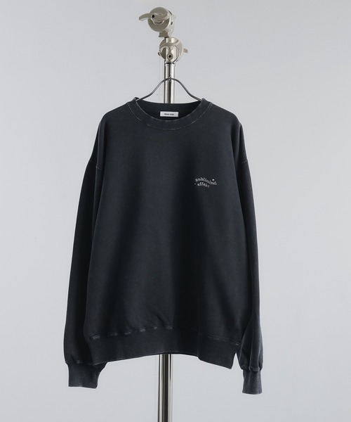 Adoon plain（アドーンプレーン）の「スタッズウェーブロゴスウェット（スウェット・メンズ・杢グレー/ブラック/ブラウン・LARGE/MEDIUM）」の8枚目の写真