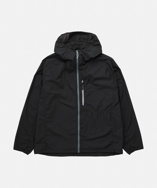 Gramicci（グラミチ）の「FLYWEIGHT HOODED JACKET｜フライウェイトフーデッドジャケット（ナイロンジャケット・メンズ・ブラック/カモフラージュ・S/M/L/XL/XXL）」の10枚目の写真