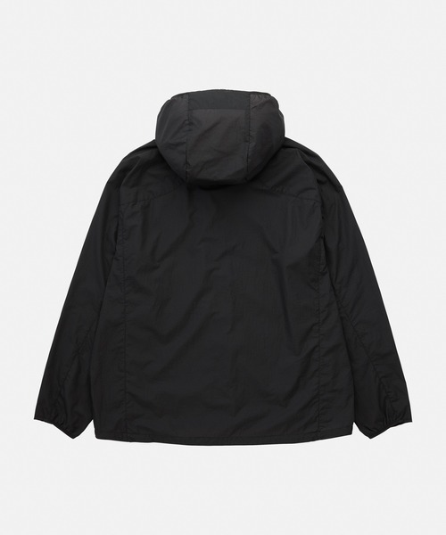 Gramicci（グラミチ）の「FLYWEIGHT HOODED JACKET｜フライウェイトフーデッドジャケット（ナイロンジャケット・メンズ・ブラック/カモフラージュ・S/M/L/XL/XXL）」の11枚目の写真