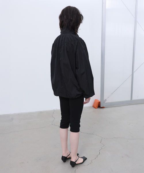 LCDC TM(エルシーディーシーティーエム)の「SHIRRING ZIP-UP JACKET (BLACK)(ナイロンジャケット・レディース・その他・OS)」の8枚目の写真