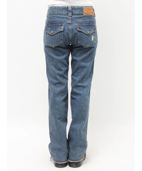 jouetie（ジュエティ）の「【SOMETHING×PosTokyo】BUSH FLARE DENIM　ブッシュフレアデニム（デニムパンツ・レディース・ブラック/ブルー・SMALL/MEDIUM）」の17枚目の写真