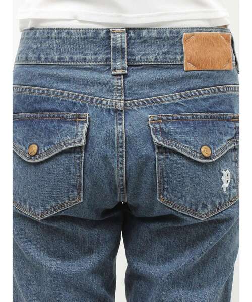 jouetie（ジュエティ）の「【SOMETHING×PosTokyo】BUSH FLARE DENIM　ブッシュフレアデニム（デニムパンツ・レディース・ブラック/ブルー・SMALL/MEDIUM）」の18枚目の写真