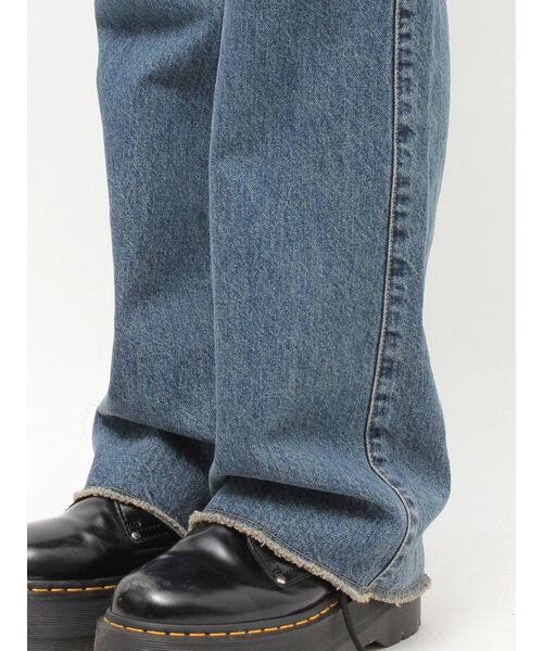 jouetie（ジュエティ）の「【SOMETHING×PosTokyo】BUSH FLARE DENIM　ブッシュフレアデニム（デニムパンツ・レディース・ブラック/ブルー・SMALL/MEDIUM）」の21枚目の写真