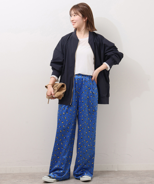 JOURNAL STANDARD relume（ジャーナルスタンダード　レリューム）の「［手洗い可］ウォッシャブルナイロンダブルジップMA-1（ブルゾン・レディース・オリーブ/ライトグレー/ネイビー・FREE）」の21枚目の写真