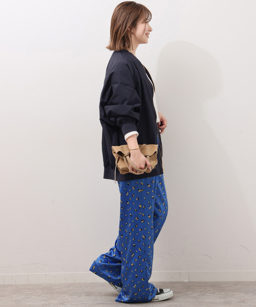 JOURNAL STANDARD relume（ジャーナルスタンダード　レリューム）の「［手洗い可］ウォッシャブルナイロンダブルジップMA-1（ブルゾン・レディース・オリーブ/ライトグレー/ネイビー・FREE）」の22枚目の写真