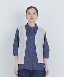 TSUMUGI和紙天竺ベスト