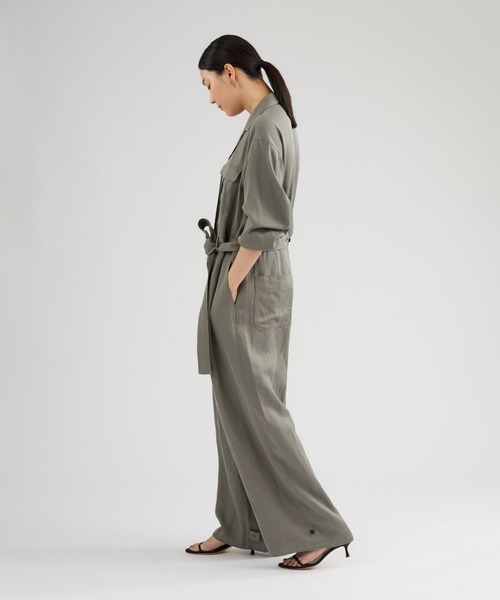 Chaos（カオス）の「Chaos(カオス)/◇3/4坪田あさみさんIGLIVE紹介アイテム◇ タンジェオールインワン（つなぎ/オールインワン・レディース・カーキ/ブラック・FREE）」の8枚目の写真