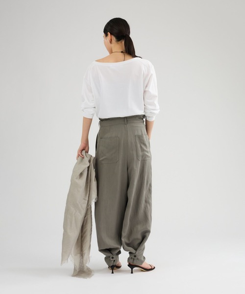 Chaos（カオス）の「Chaos(カオス)/◇3/4坪田あさみさんIGLIVE紹介アイテム◇ タンジェオールインワン（つなぎ/オールインワン・レディース・カーキ/ブラック・FREE）」の12枚目の写真