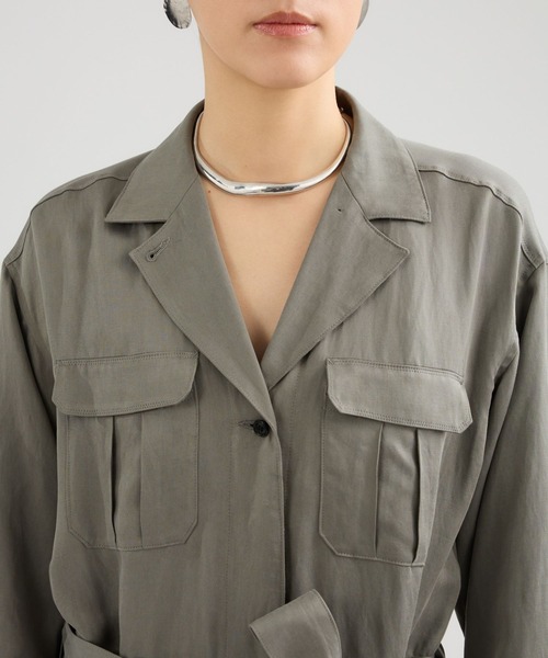 Chaos（カオス）の「Chaos(カオス)/◇3/4坪田あさみさんIGLIVE紹介アイテム◇ タンジェオールインワン（つなぎ/オールインワン・レディース・カーキ/ブラック・FREE）」の13枚目の写真