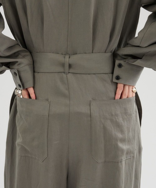 Chaos（カオス）の「Chaos(カオス)/◇3/4坪田あさみさんIGLIVE紹介アイテム◇ タンジェオールインワン（つなぎ/オールインワン・レディース・カーキ/ブラック・FREE）」の16枚目の写真