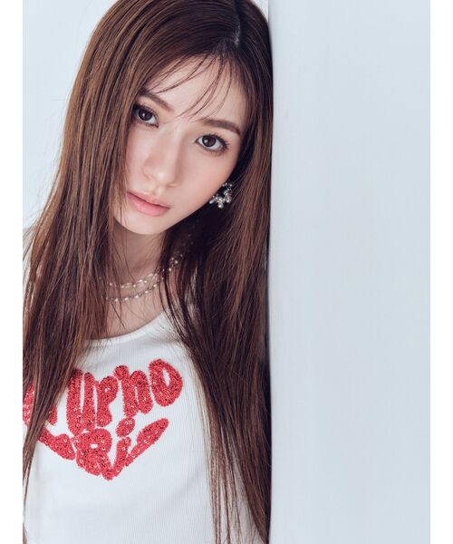 RESEXXY(リゼクシー)の「ルミナスロゴTシャツ(Tシャツ/カットソー・レディース・グレー/ピンク/ホワイト/ブラック・FREE)」の13枚目の写真