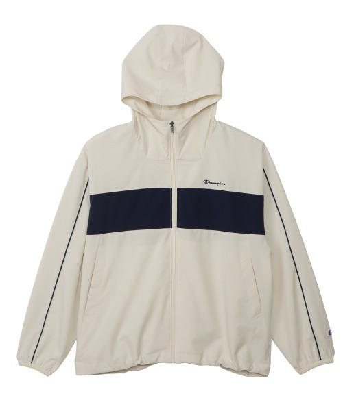 Champion(チャンピオン)の「チャンピオン ZIP HOODED JACKET(その他アウター・レディース・ベージュ/ネイビー・M/L)」の1枚目の写真