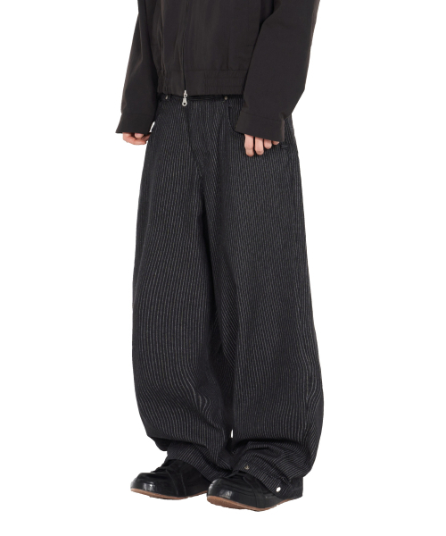 IDWS（アイドンワナセル）の「Glide Stripe Denim Pants Black（デニムパンツ・レディース・その他・1/2/0）」の15枚目の写真