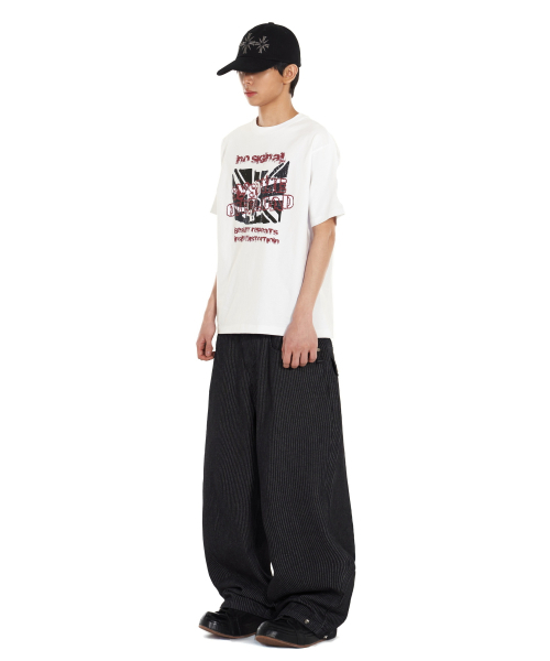 IDWS（アイドンワナセル）の「Glide Stripe Denim Pants Black（デニムパンツ・レディース・その他・1/2/0）」の16枚目の写真