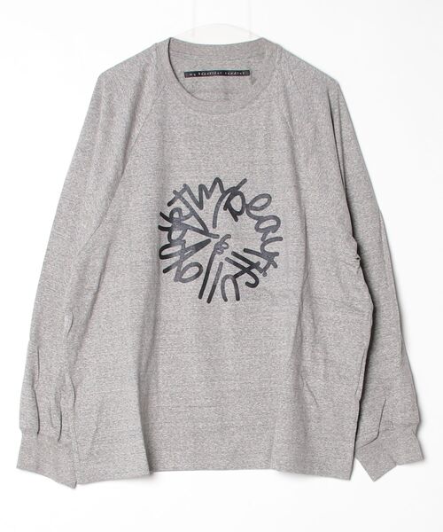 my beautiful landlet(マイビューティフルランドレット)の「【my beautiful landlet】 MBL(Tシャツ/カットソー・メンズ・ブラック/ライトブルー/グレー/ライトグレー・0/1)」の3枚目の写真