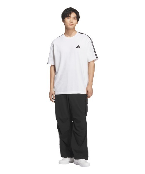 adidas（アディダス）の「アディダス adidas ルーズフィット ライト ウーブン カーゴポケット ストレートレッグ パンツ（カーゴパンツ・メンズ・オリーブ/ブラック・S/M/L/LL/3L）」の8枚目の写真