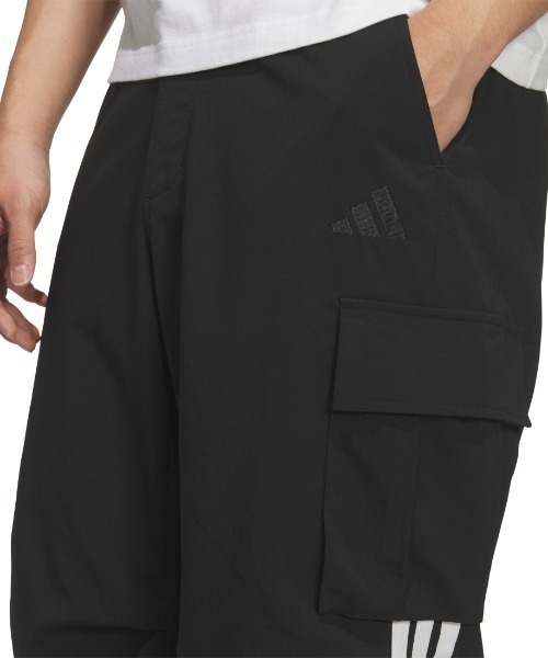 adidas（アディダス）の「アディダス adidas ルーズフィット ライト ウーブン カーゴポケット ストレートレッグ パンツ（カーゴパンツ・メンズ・オリーブ/ブラック・S/M/L/LL/3L）」の9枚目の写真