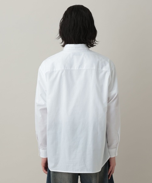 RAGEBLUE（レイジブルー）の「80TC Broad Over Size Shirt/ブロードオーバーシャツ（シャツ/ブラウス・メンズ・ライトグリーン/ホワイト/ブラック/ライトブルー・LARGE/MEDIUM）」の14枚目の写真