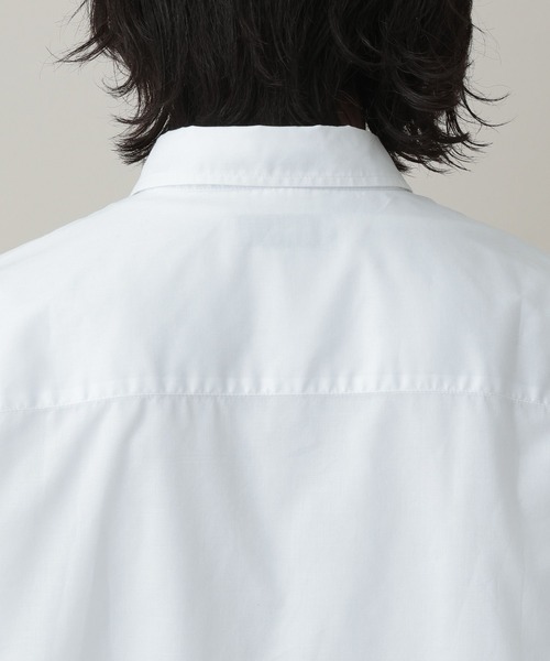 RAGEBLUE（レイジブルー）の「80TC Broad Over Size Shirt/ブロードオーバーシャツ（シャツ/ブラウス・メンズ・ライトグリーン/ホワイト/ブラック/ライトブルー・LARGE/MEDIUM）」の8枚目の写真