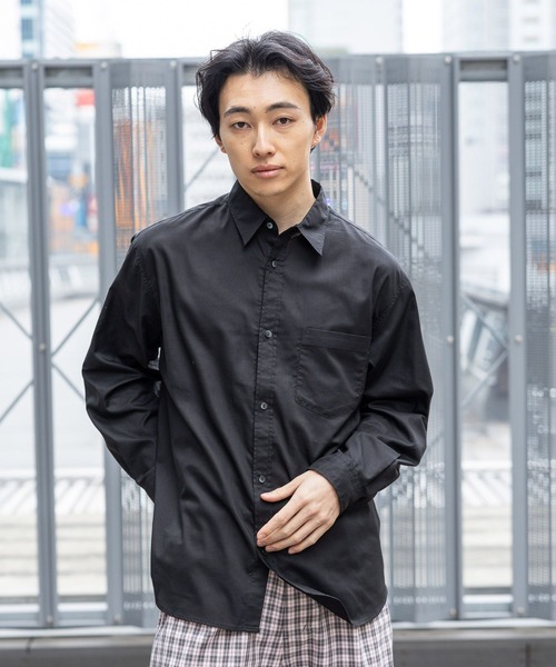 セール】80TC Broad Over Size Shirt/ブロードオーバーシャツ（シャツ