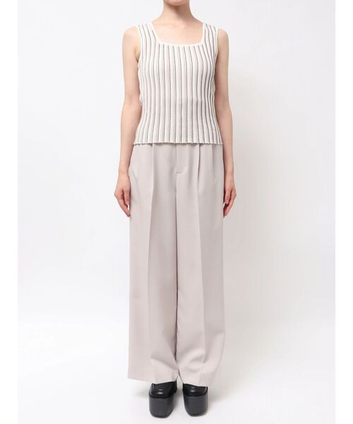MURUA(ムルーア)の「ランダムガーターニットタンク 夏服(ニット/セーター・レディース・ホワイト/その他2/オレンジ/その他/ブラック・FREE)」の19枚目の写真