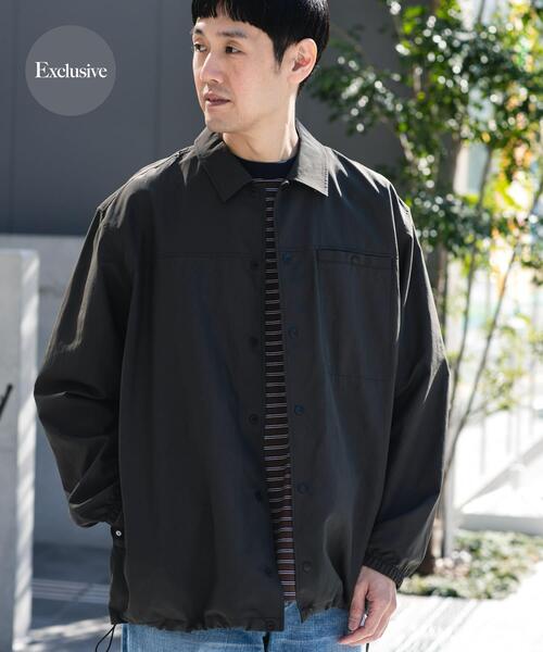 MARMOT（マーモット）の「『別注』Marmot×DOORS　COACH SHIRTS JACKET（その他アウター・メンズ・グリーン/ネイビー/スミクロ/アイボリー・X-LARGE/LARGE/MEDIUM）」の3枚目の写真