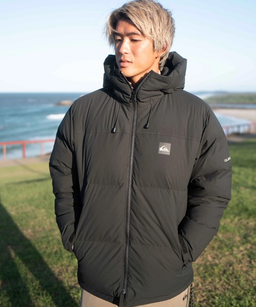 Quiksilver(クイックシルバー)の「Quiksilver メンズ STRONG WIND DOWN JACKET ダウンジャケット ルーズフィット ダウン70%/クイックシルバー(ダウンジャケット/コート・メンズ・カーキ/ブラック・LARGE/MEDIUM)」の2枚目の写真