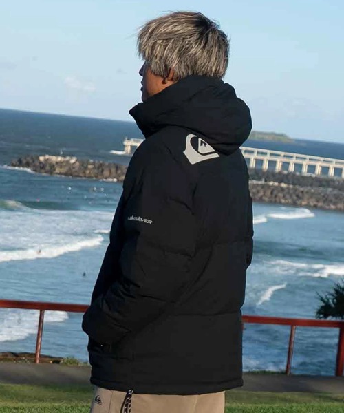 Quiksilver(クイックシルバー)の「Quiksilver メンズ STRONG WIND DOWN JACKET ダウンジャケット ルーズフィット ダウン70%/クイックシルバー(ダウンジャケット/コート・メンズ・カーキ/ブラック・LARGE/MEDIUM)」の14枚目の写真