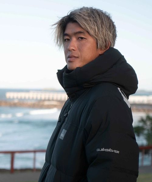 Quiksilver(クイックシルバー)の「Quiksilver メンズ STRONG WIND DOWN JACKET ダウンジャケット ルーズフィット ダウン70%/クイックシルバー(ダウンジャケット/コート・メンズ・カーキ/ブラック・LARGE/MEDIUM)」の8枚目の写真