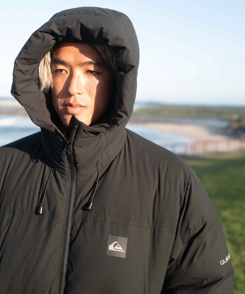 Quiksilver(クイックシルバー)の「Quiksilver メンズ STRONG WIND DOWN JACKET ダウンジャケット ルーズフィット ダウン70%/クイックシルバー(ダウンジャケット/コート・メンズ・カーキ/ブラック・LARGE/MEDIUM)」の9枚目の写真