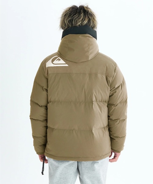 Quiksilver(クイックシルバー)の「Quiksilver メンズ STRONG WIND DOWN JACKET ダウンジャケット ルーズフィット ダウン70%/クイックシルバー(ダウンジャケット/コート・メンズ・カーキ/ブラック・LARGE/MEDIUM)」の3枚目の写真