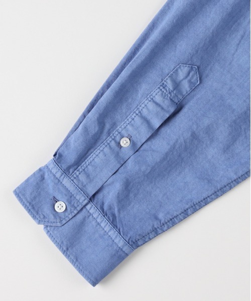 BACK NUMBER(バックナンバー)の「BACK NUMBER(バックナンバー)製品染めブロード長袖シャツ(シャツ/ブラウス・メンズ・ブラック/ブラウン/ブルー・M/L/XL/S)」の6枚目の写真