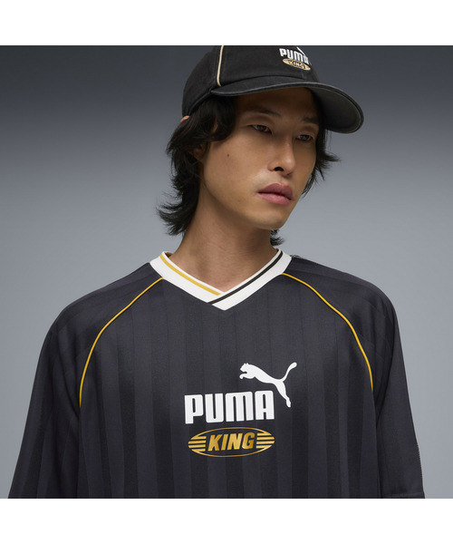 PUMA(プーマ)の「PUMA プーマ ユニセックス キング リラックスド フットボール 半袖 シャツ(Tシャツ/カットソー・メンズ・ブラック/エメラルド/ネイビー・MEDIUM/SMALL/X-LARGE/LARGE/XX-LARGE)」の5枚目の写真