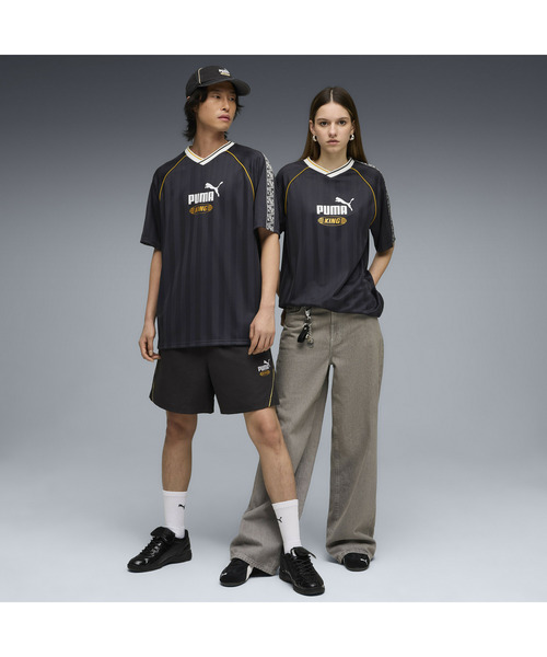 PUMA(プーマ)の「PUMA プーマ ユニセックス キング リラックスド フットボール 半袖 シャツ(Tシャツ/カットソー・メンズ・ブラック/エメラルド/ネイビー・MEDIUM/SMALL/X-LARGE/LARGE/XX-LARGE)」の6枚目の写真