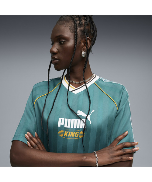 PUMA(プーマ)の「PUMA プーマ ユニセックス キング リラックスド フットボール 半袖 シャツ(Tシャツ/カットソー・メンズ・ブラック/エメラルド/ネイビー・MEDIUM/SMALL/X-LARGE/LARGE/XX-LARGE)」の18枚目の写真
