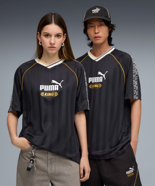 PUMA(プーマ)の「PUMA プーマ ユニセックス キング リラックスド フットボール 半袖 シャツ(Tシャツ/カットソー・メンズ・ブラック/エメラルド/ネイビー・MEDIUM/SMALL/X-LARGE/LARGE/XX-LARGE)」の4枚目の写真
