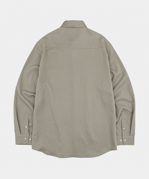 LETTERCOMO(レテルコモ)の「エッセンシャルテンセルシャツセージグリーン(シャツ/ブラウス・レディース・その他・MEDIUM/LARGE)」の5枚目の写真