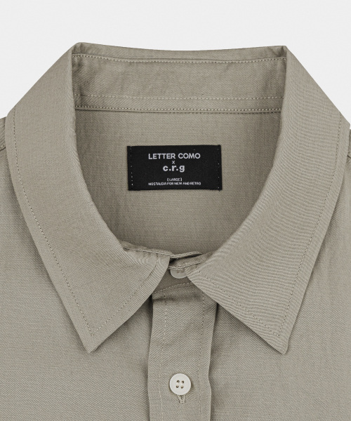LETTERCOMO(レテルコモ)の「エッセンシャルテンセルシャツセージグリーン(シャツ/ブラウス・レディース・その他・MEDIUM/LARGE)」の6枚目の写真