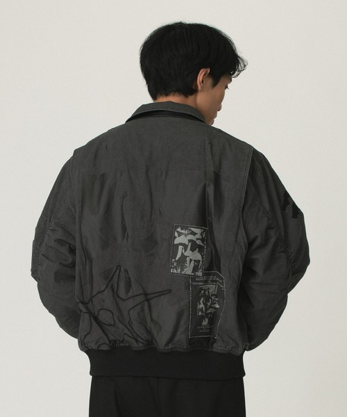 styles(スタイルス)の「PERKS AND MINI PERIGLACIAL FLIGHT JACKET 39200(その他アウター・メンズ・ブラック・M/L)」の2枚目の写真
