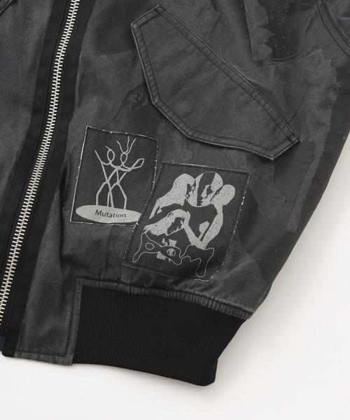 styles(スタイルス)の「PERKS AND MINI PERIGLACIAL FLIGHT JACKET 39200(その他アウター・メンズ・ブラック・M/L)」の7枚目の写真