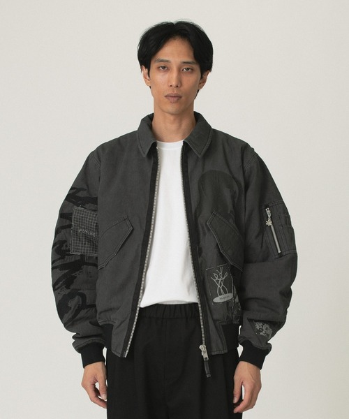 styles(スタイルス)の「PERKS AND MINI PERIGLACIAL FLIGHT JACKET 39200(その他アウター・メンズ・ブラック・M/L)」の14枚目の写真