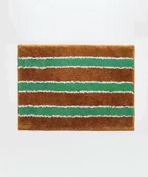 IRADOWL（アイラドール）の「【アイラドール room】韓国テイストストライプ＆ハート柄ルームマット（ラグ/マット）」