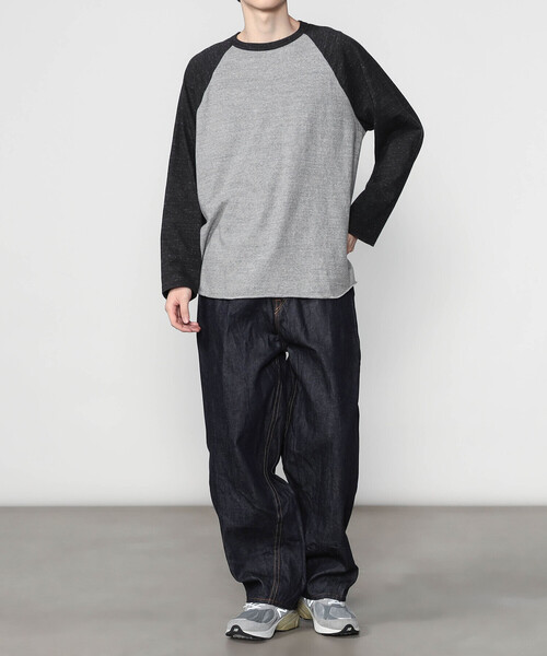 FilMelange(フィルメランジェ)の「FilMelange |〈別注〉ベースボール 長袖Tシャツ MEN(Tシャツ/カットソー・メンズ・グレー系その他2/グレー系その他/ホワイト系その他・5/4)」の12枚目の写真