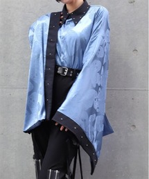 REZEN（リゼン）の「蝶ＪＱスタッズ和袖シャツ（シャツ/ブラウス）」