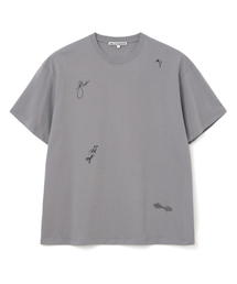 Millo Archive（ミロ アーカイブ）の「タグ付けグラフィティTシャツ[グレー]（Tシャツ/カットソー）」