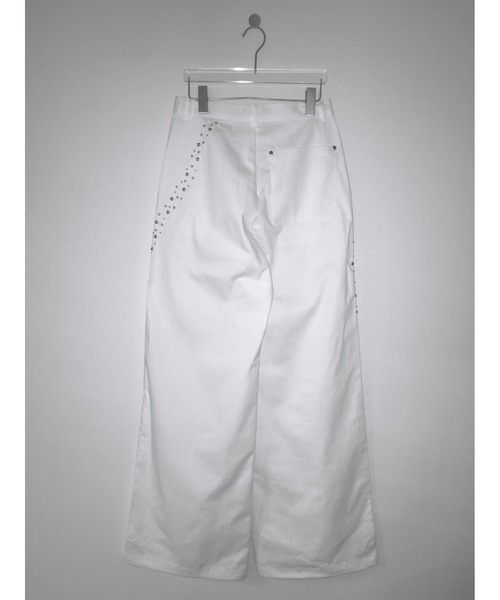 THEAIRTOWN(ジエアタウン)の「shinning cotton wide slacks(その他パンツ・レディース・ブラック/ホワイト・FREE)」の21枚目の写真