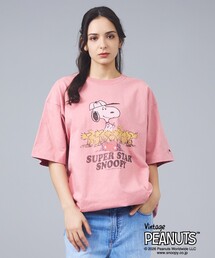 【FRUIT OF THE LOOM / フルーツオブザルーム】スヌーピー ピーナッツ コラボ 半袖Tシャツ / ユニセックス