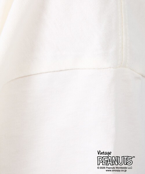 FRUIT OF THE LOOM(フルーツオブザルーム)の「【FRUIT OF THE LOOM / フルーツオブザルーム】スヌーピー ピーナッツ コラボ 半袖Tシャツ / ユニセックス(Tシャツ/カットソー・メンズ・ピンク/サックスブルー/アイボリー/パープル・L/M)」の11枚目の写真